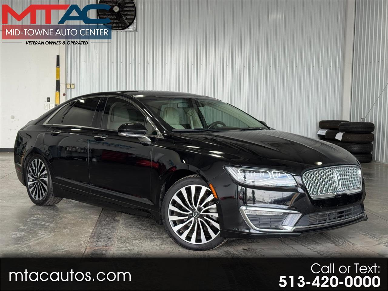 Black 2018 Lincoln MKZ Sedan All-Wheel Drive Automatic