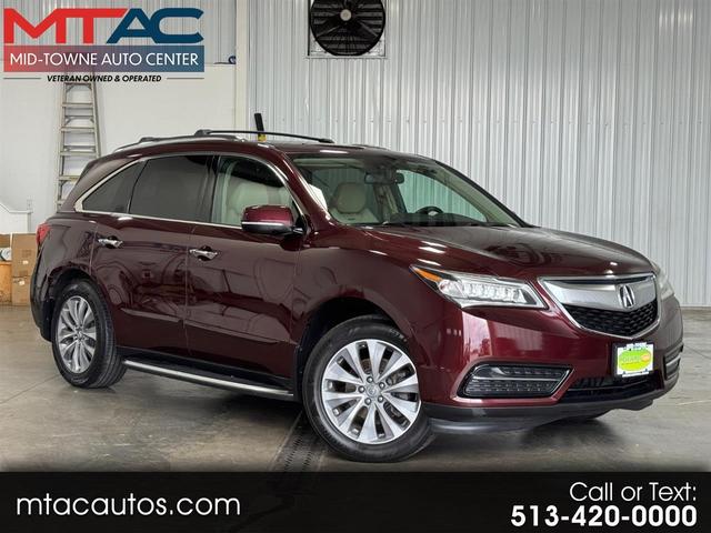 Red 2014 Acura MDX SUV / Crossover All-Wheel Drive Automatic