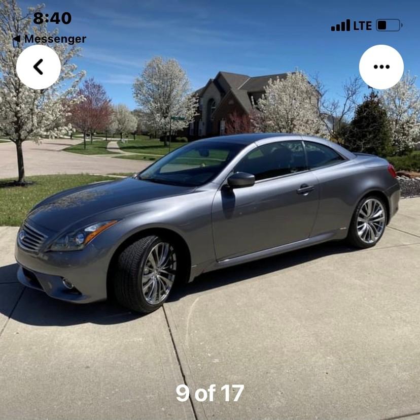 Infiniti G37 Convertible 2dr Base 2011