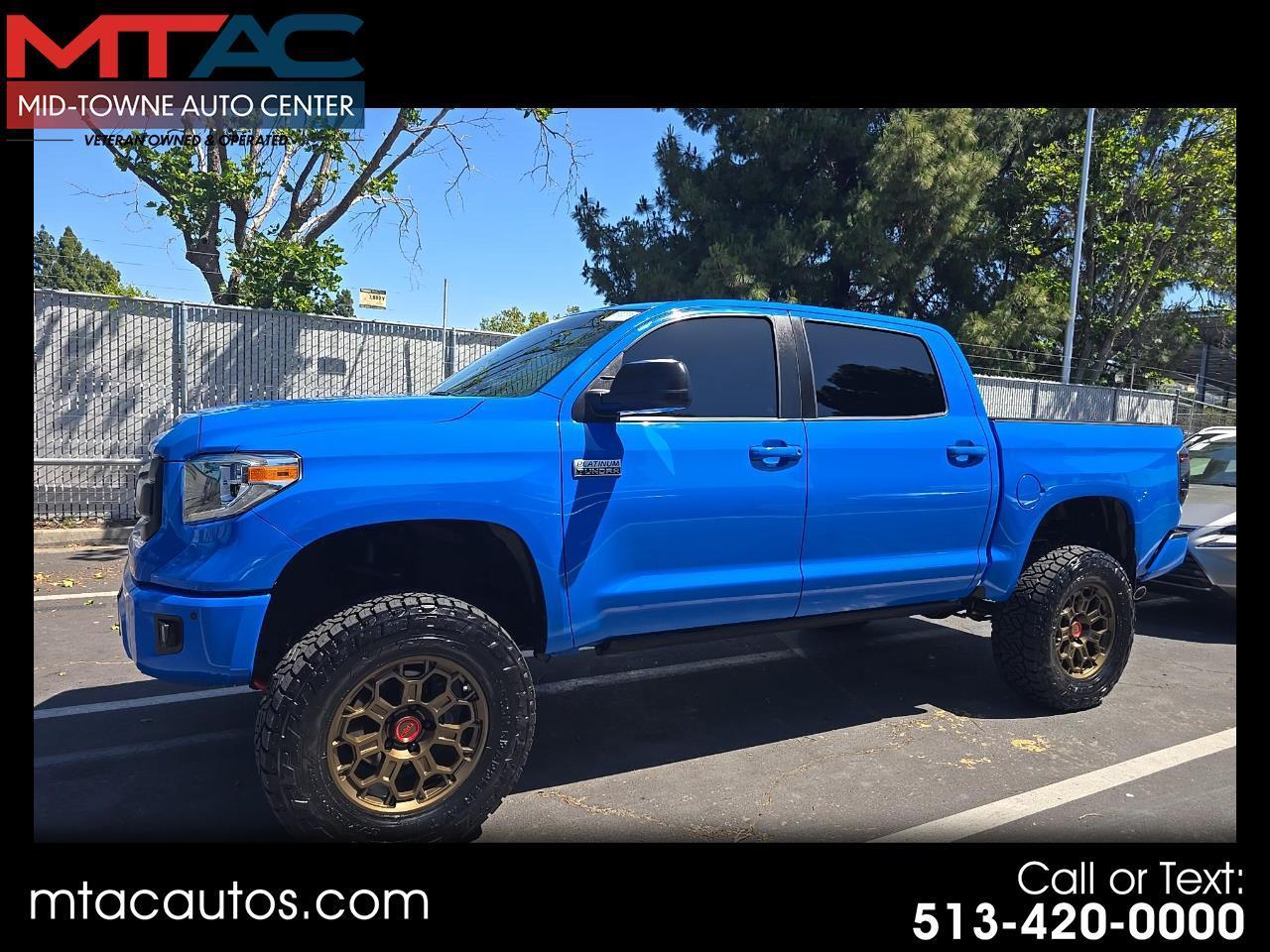 Toyota Tundra 4WD Platinum CrewMax 5.5' Bed 5.7L (Natl) 2020