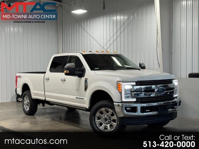 White 2018 Ford F-350 Super Duty Pickup Truck Four-Wheel Drive Automatic