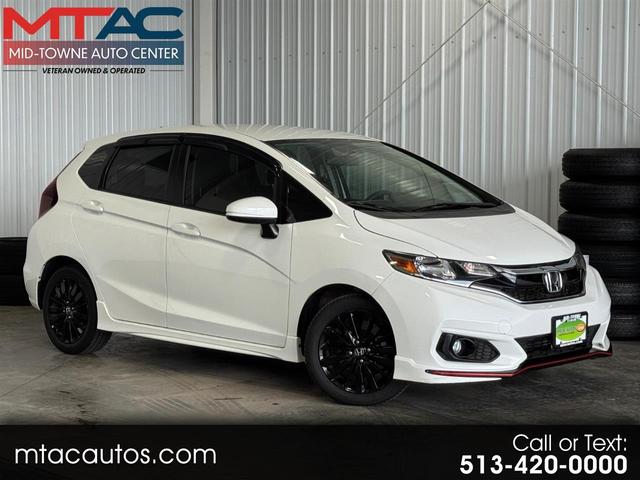 White 2018 Honda Fit Hatchback Front-Wheel Drive Automatic