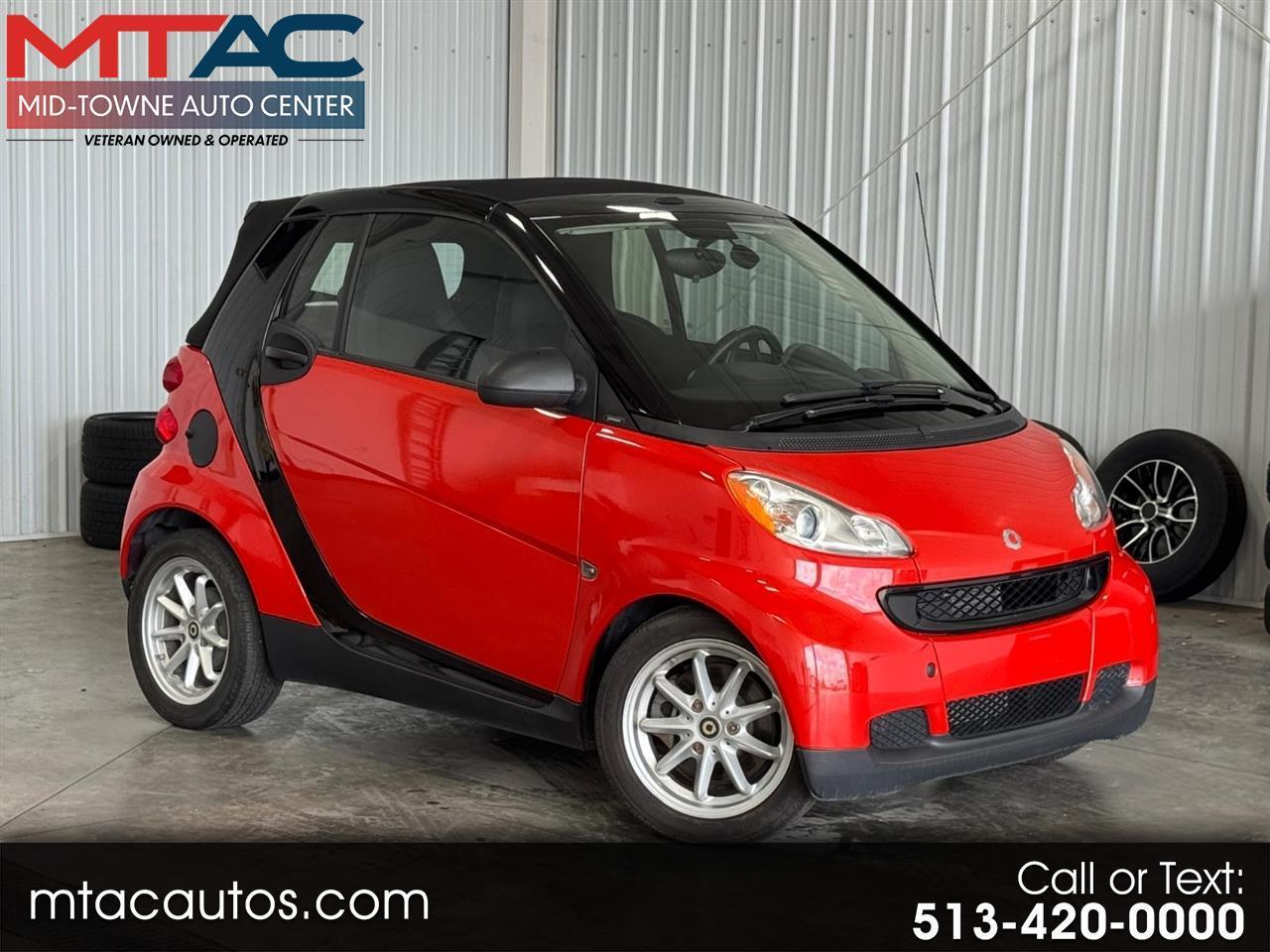 2008 Smart Fortwo 2dr Cabriolet Passion