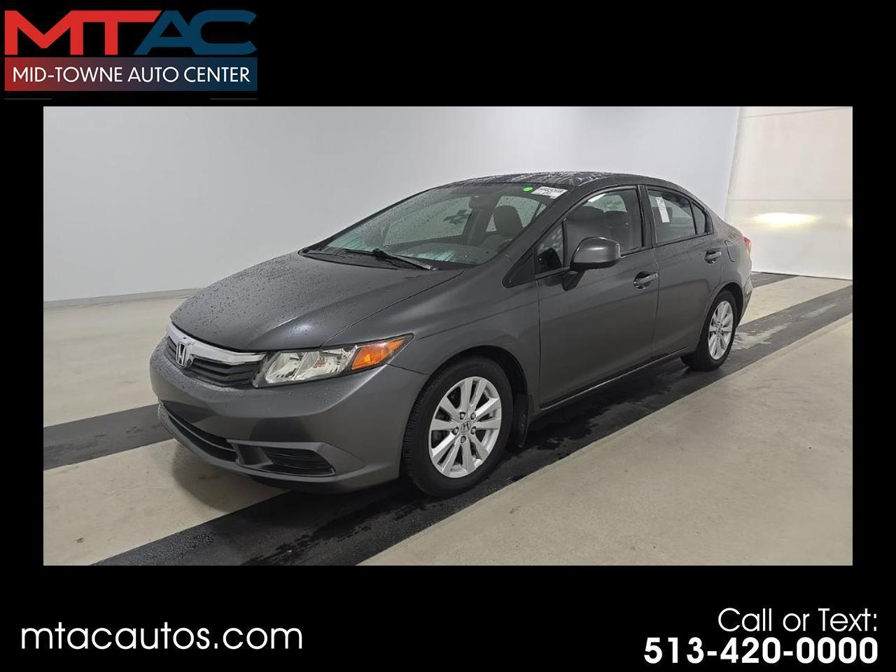 2012 Honda Civic Sdn 4dr Auto EX