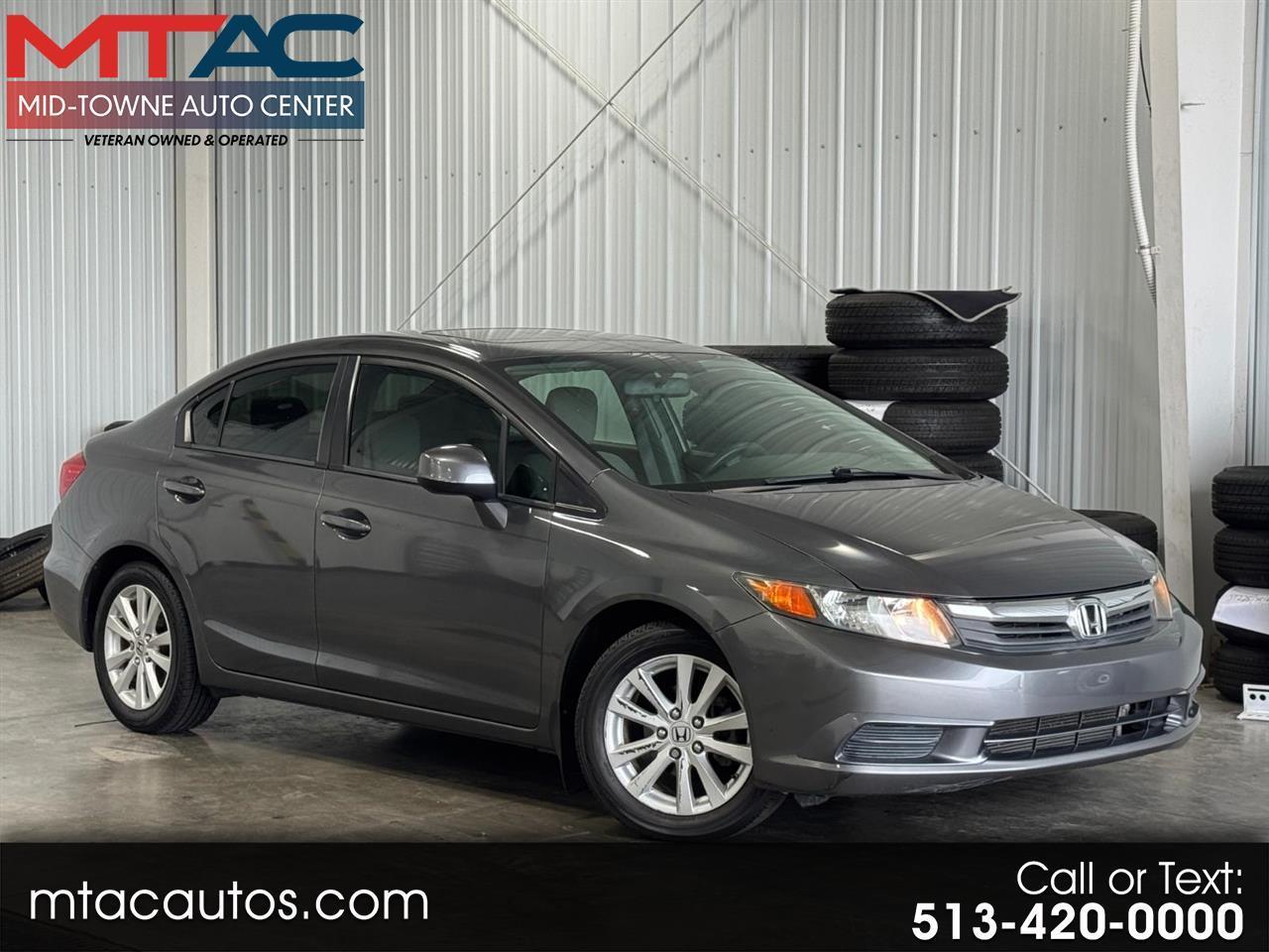 2012 Honda Civic Sdn 4dr Auto EX
