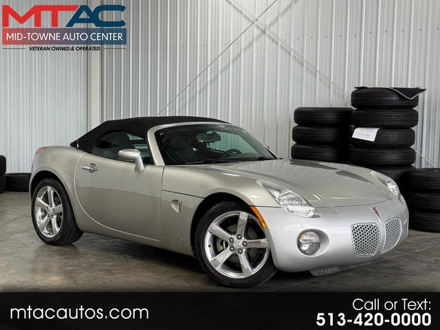 Silver 2007 Pontiac Solstice Convertible Rear-Wheel Drive Automatic