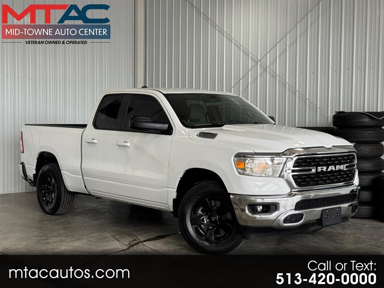 2022 RAM 1500 Big Horn 4x4 Quad Cab 6'4" Box