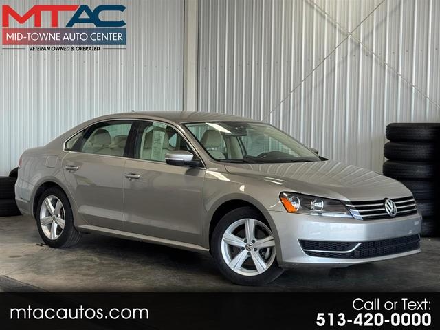 Silver 2013 Volkswagen Passat Sedan Front-Wheel Drive Automatic