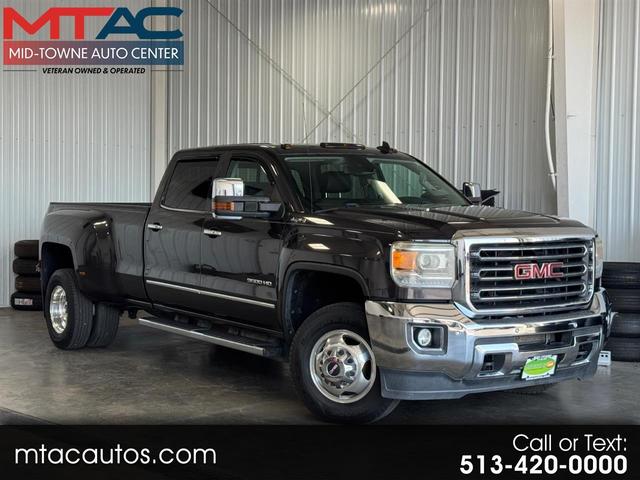 Gray 2015 GMC Sierra 3500HD Pickup Truck Four-Wheel Drive Automatic