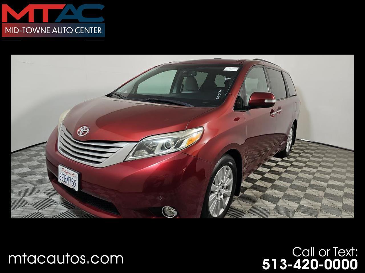Toyota Sienna XLE Auto Access Seat FWD 7-Passenger (Natl) 2017