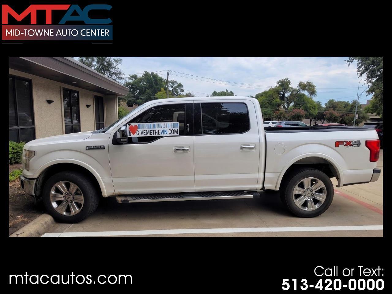 2018 Ford F-150 LARIAT 4WD SuperCrew 5.5' Box