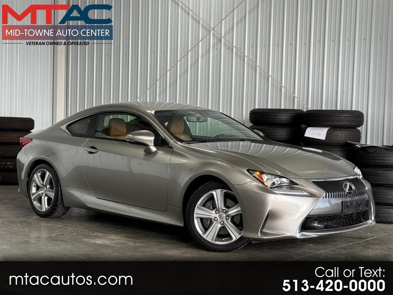 2016 Lexus RC 200t 2dr Cpe