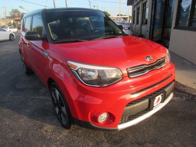 Inferno Red w/Black Roof 2017 Kia Soul + Wagon Front-Wheel Drive Automatic