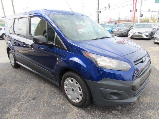 Dark Blue 2018 Ford Transit Connect Wagon XL LWB FWD with Rear Liftgate Van Front-Wheel Drive Automatic