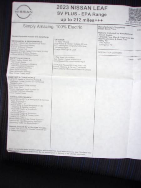 Nissan Leaf SV Plus 2023