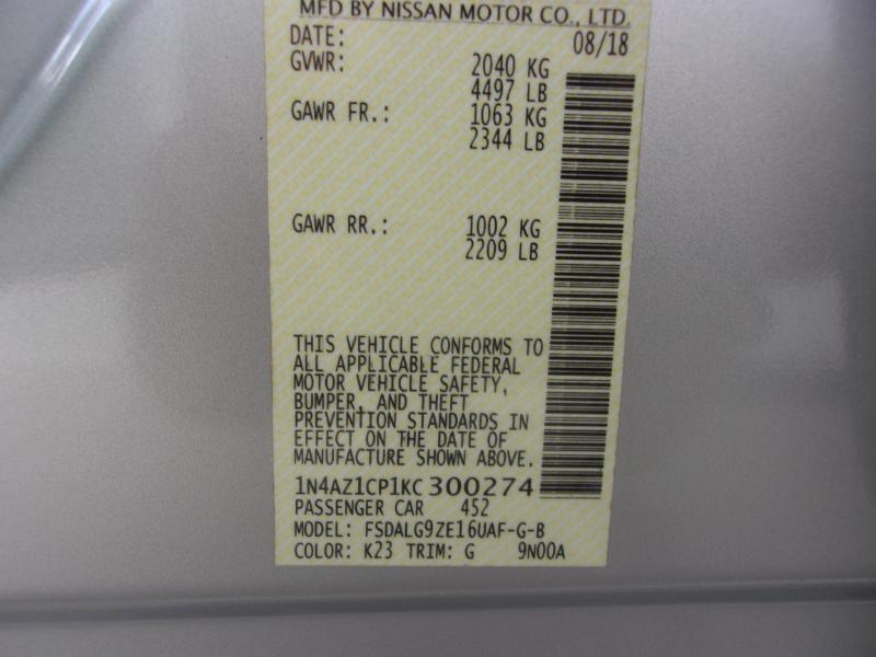 Nissan Leaf SL 2019