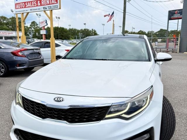 White 2019 Kia Optima Sedan Automatic