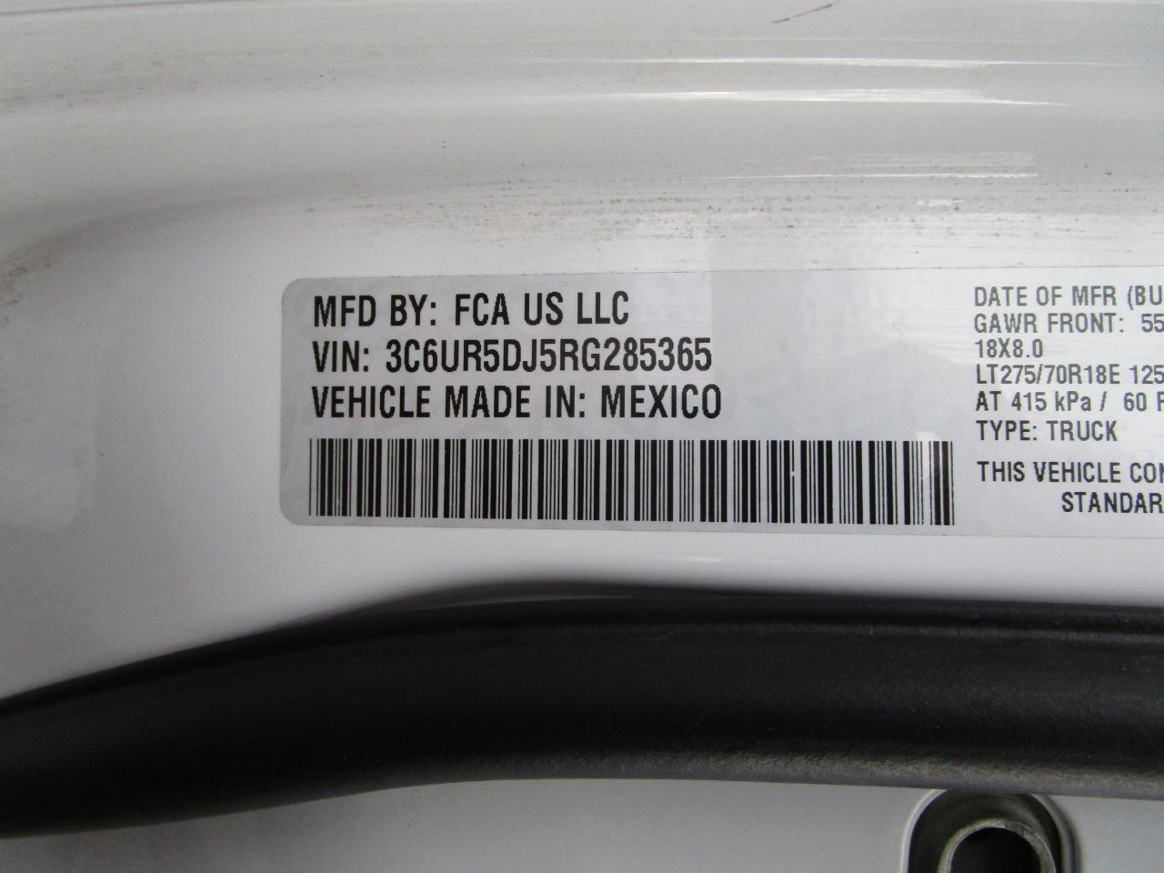 RAM 2500 Big Horn 4x4 Crew Cab 6'4" Box 2024