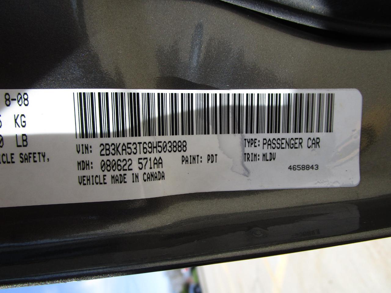 Dodge Charger 4dr Sdn R/T RWD 2009