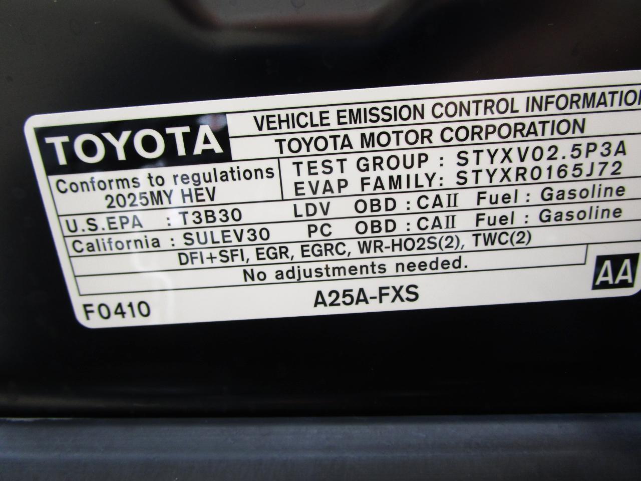 Toyota Camry XSE AWD (Natl) 2025