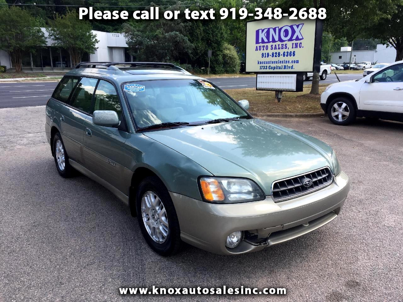 Used 2004 Subaru Outback Limited Wagon for Sale in Raleigh