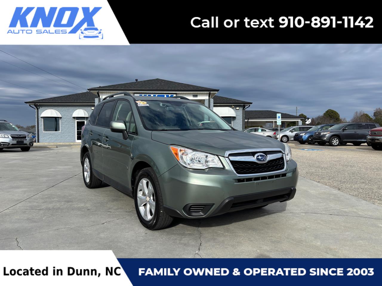 2015 Subaru Forester 4dr CVT 2.5i Premium PZEV