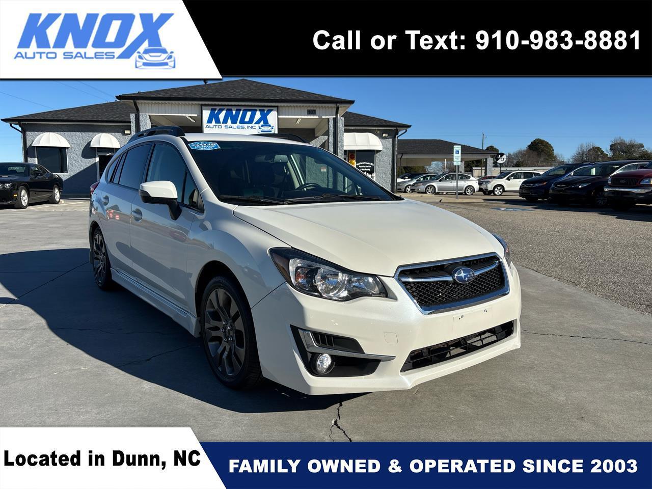 Subaru Impreza Wagon 5dr CVT 2.0i Sport Premium 2016