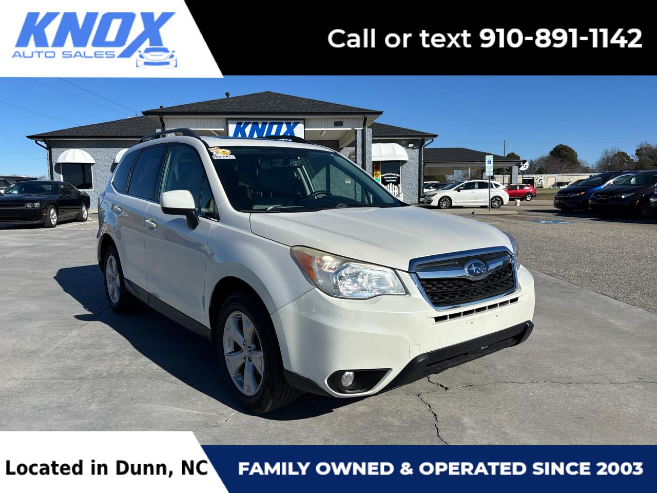 Subaru Forester 4dr CVT 2.5i Limited PZEV 2015