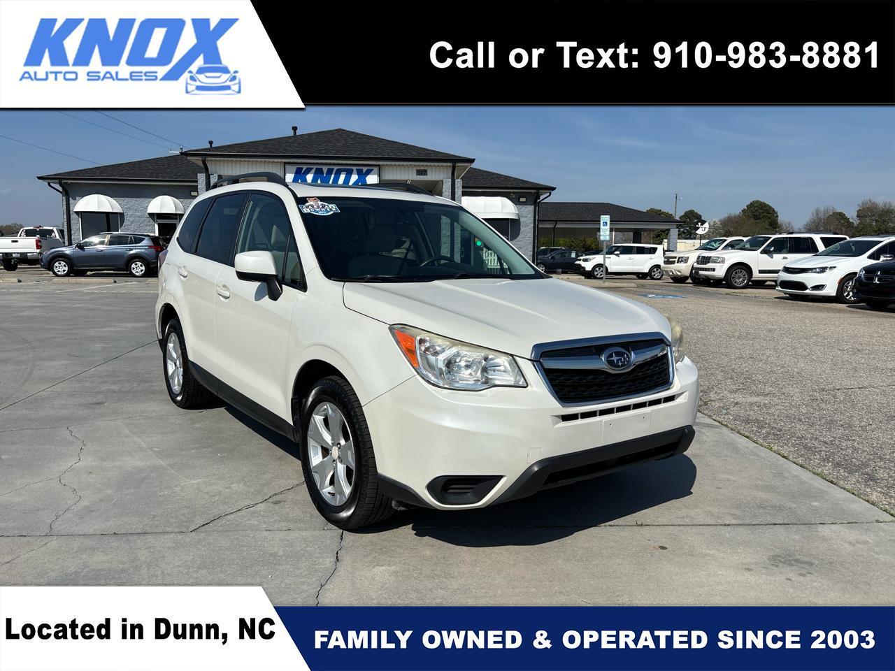 Subaru Forester 4dr CVT 2.5i Premium PZEV 2015