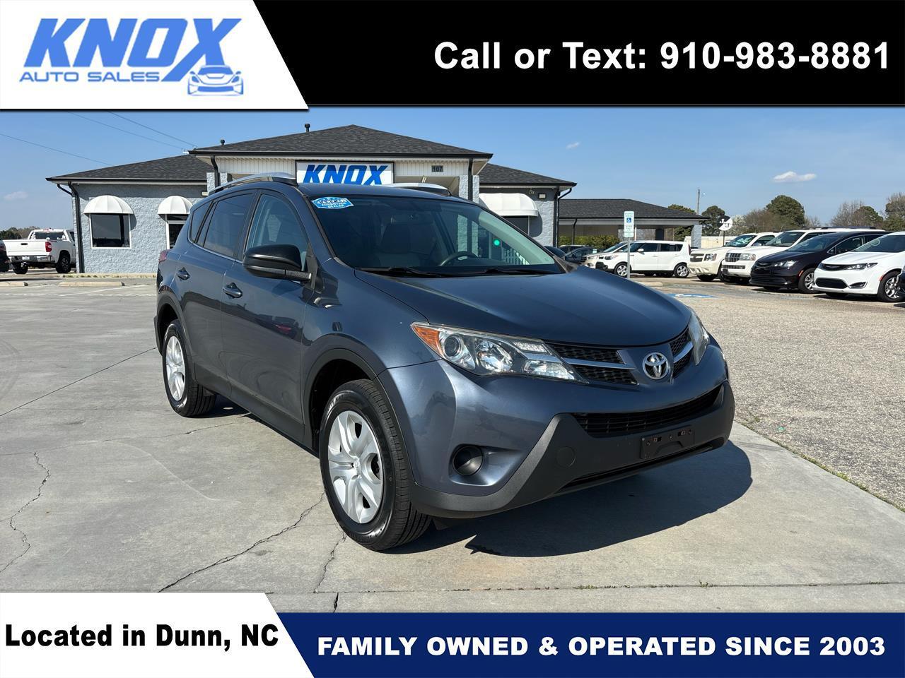 Toyota RAV4 AWD 4dr LE (Natl) 2013