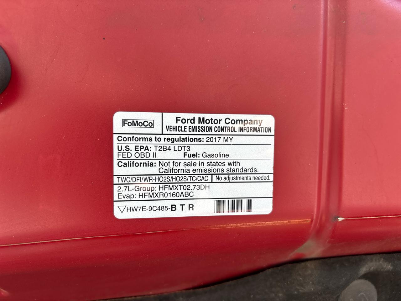 Ford F-150 2WD SuperCrew 145" XLT 2017