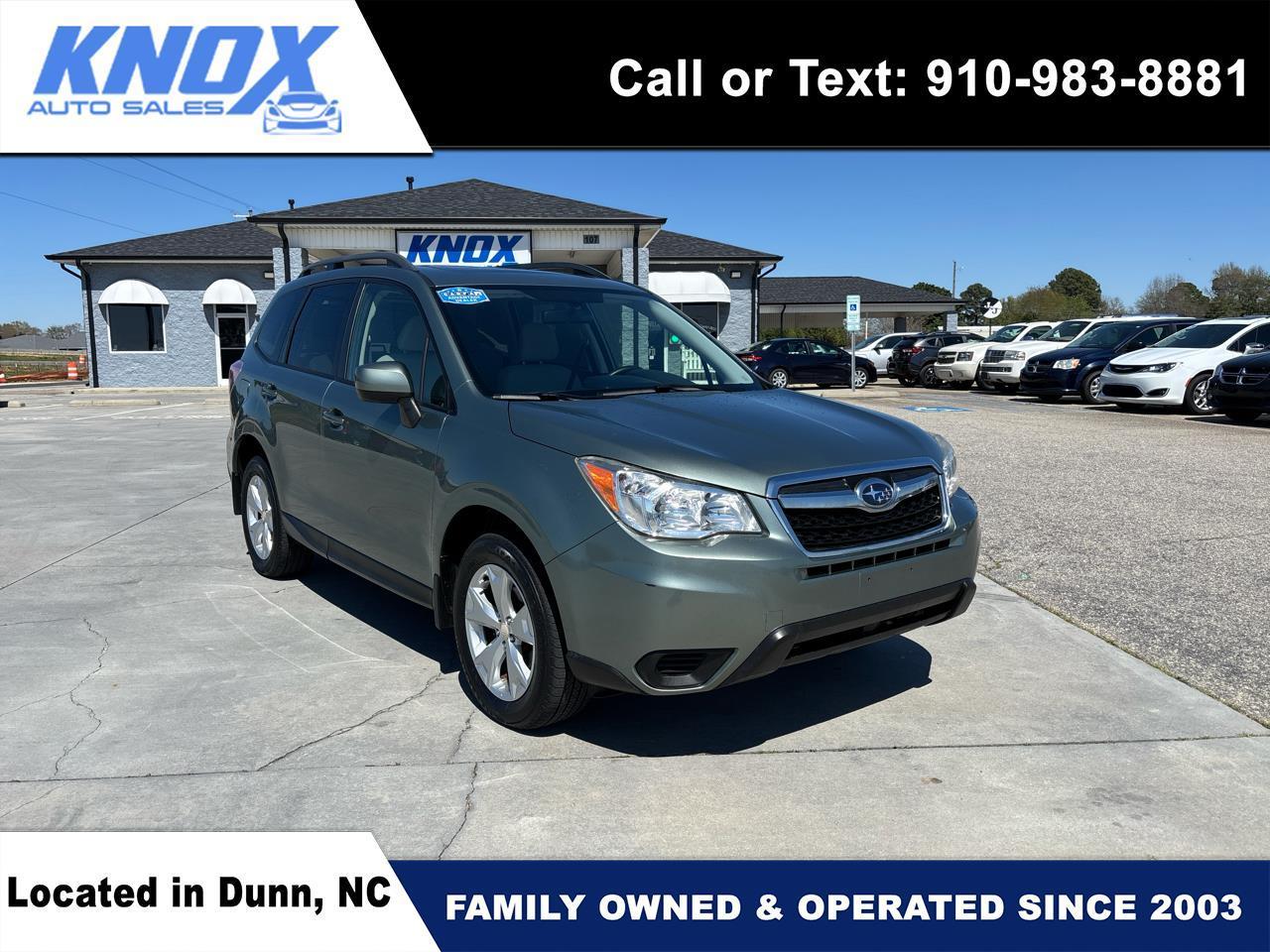 Subaru Forester 4dr CVT 2.5i Premium PZEV 2016