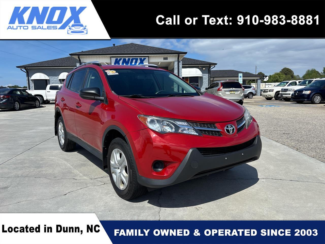 Toyota RAV4 AWD 4dr LE (Natl) 2015