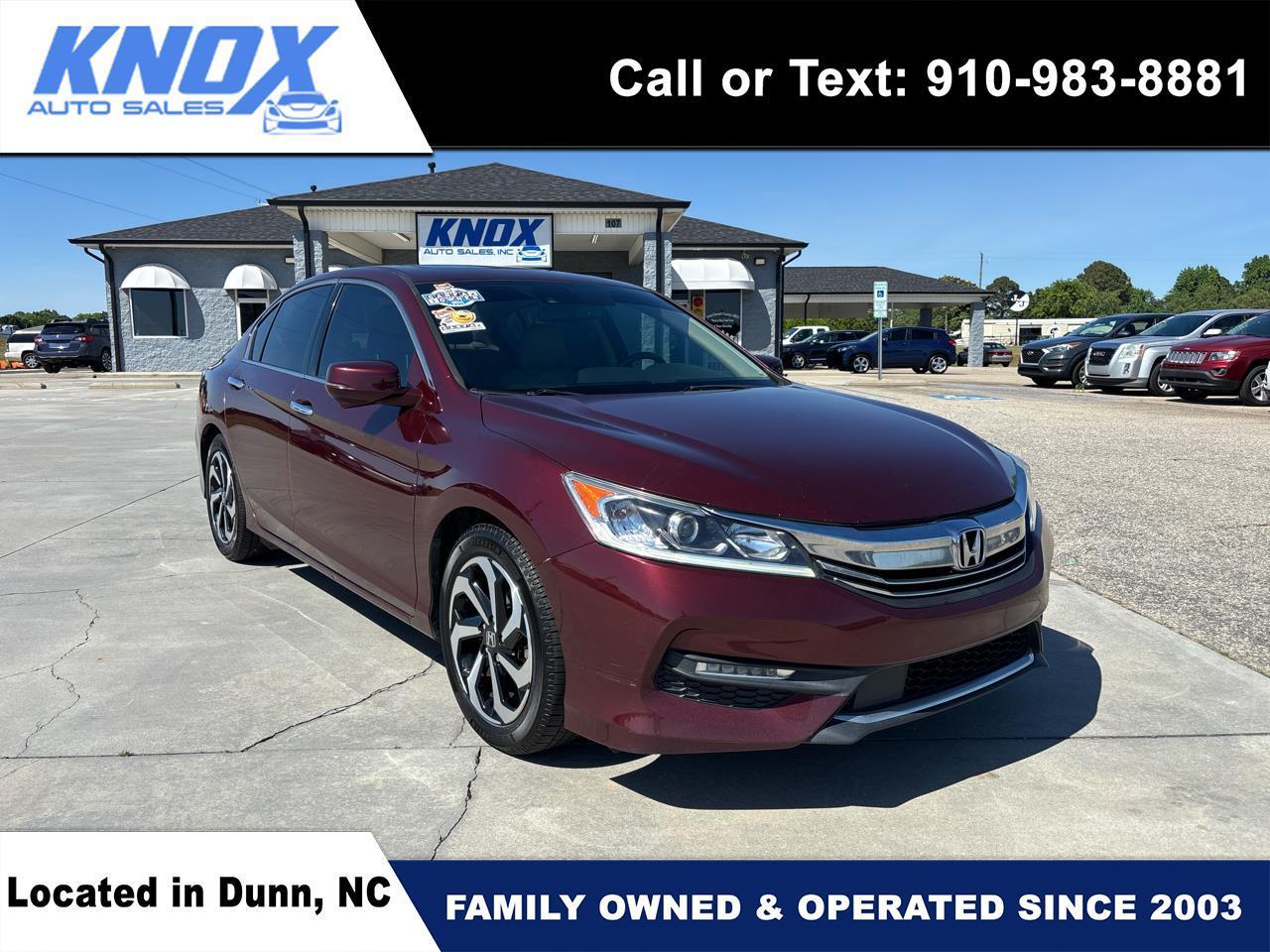 2016 Honda Accord Sedan 4dr V6 Auto EX-L w/Navi & Honda Sensing