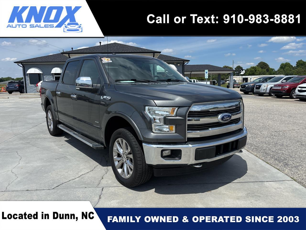 2017 Ford F-150 4WD SuperCrew 145" Lariat