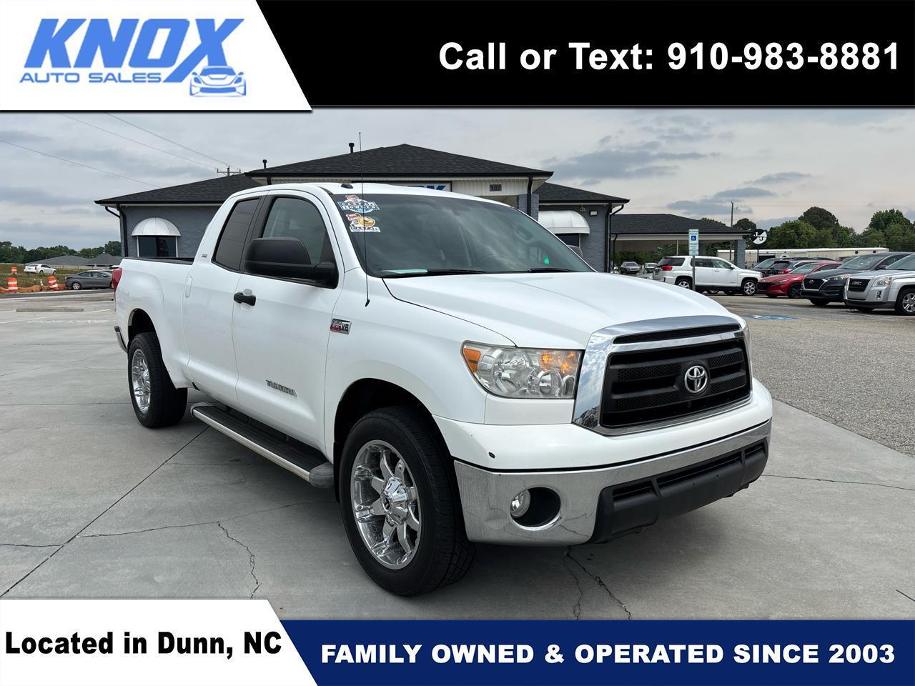 Toyota Tundra 2WD Truck Double Cab 5.7L V8 6-Spd AT SR5 (Natl) 2010