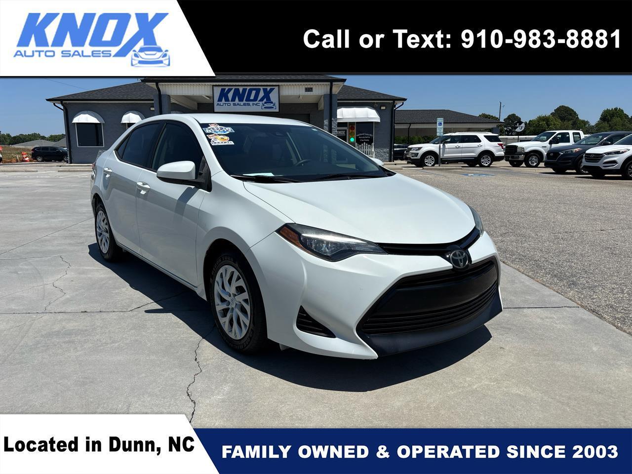 Toyota Corolla 4dr Sdn LE Auto 2018