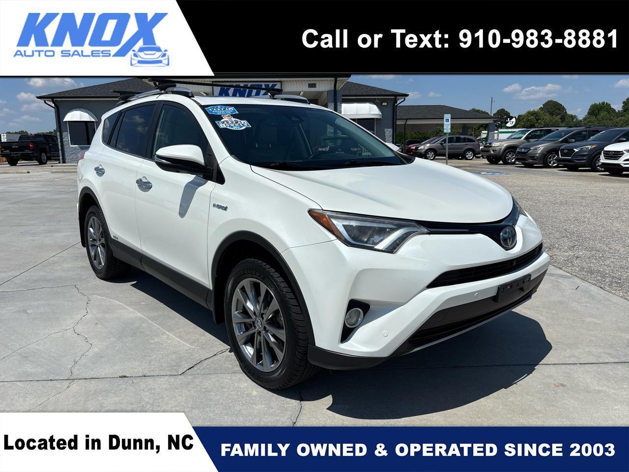 Toyota RAV4 Hybrid Limited AWD (Natl) 2018