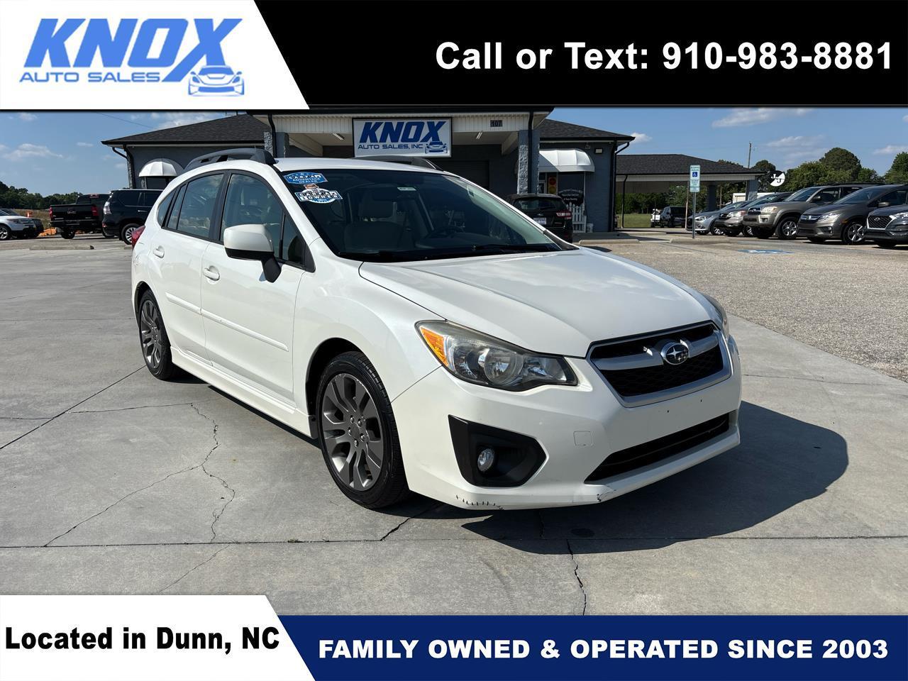 Subaru Impreza Wagon 5dr Auto 2.0i Sport Premium 2013