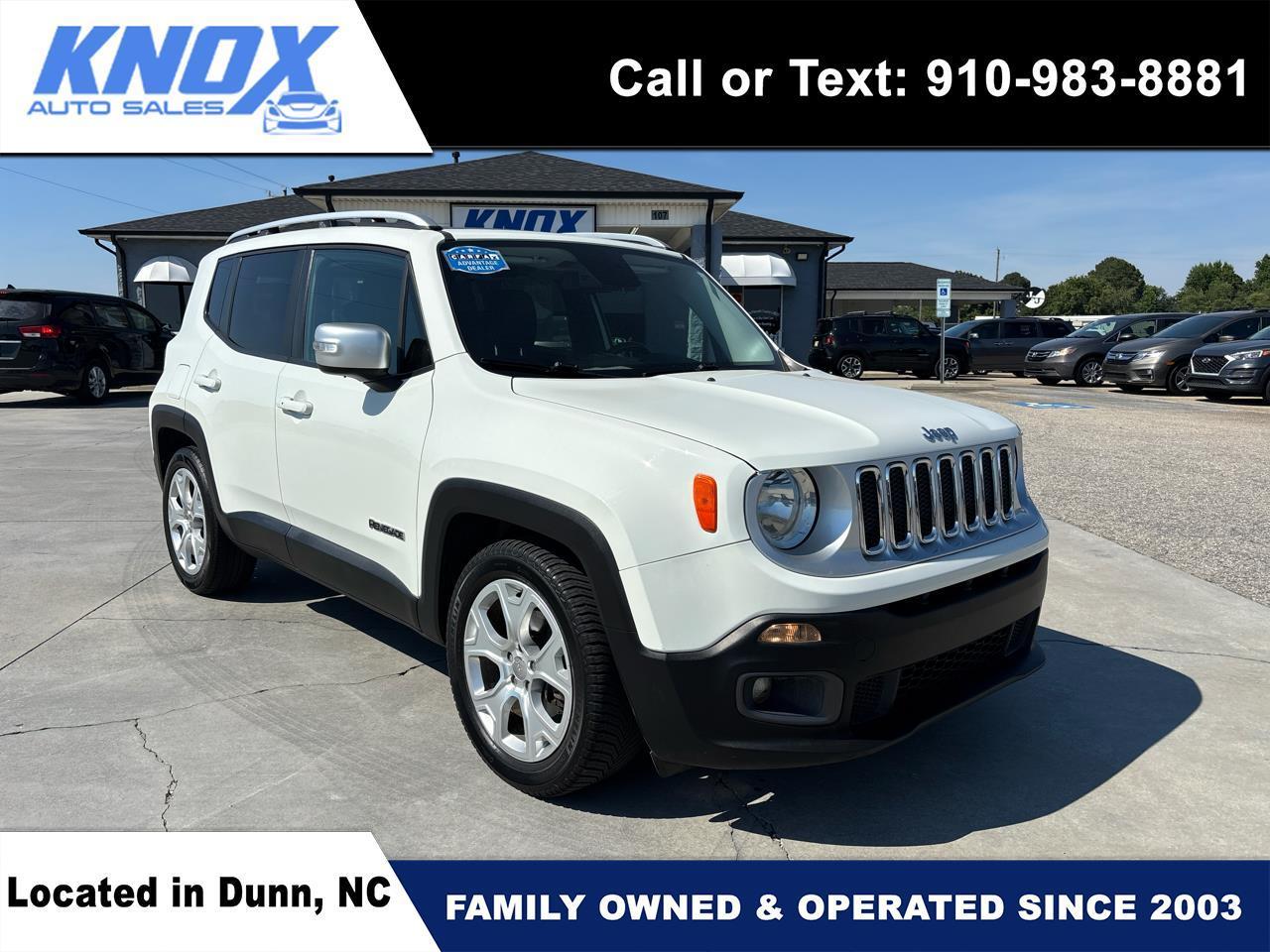 Jeep Renegade FWD 4dr Limited 2016