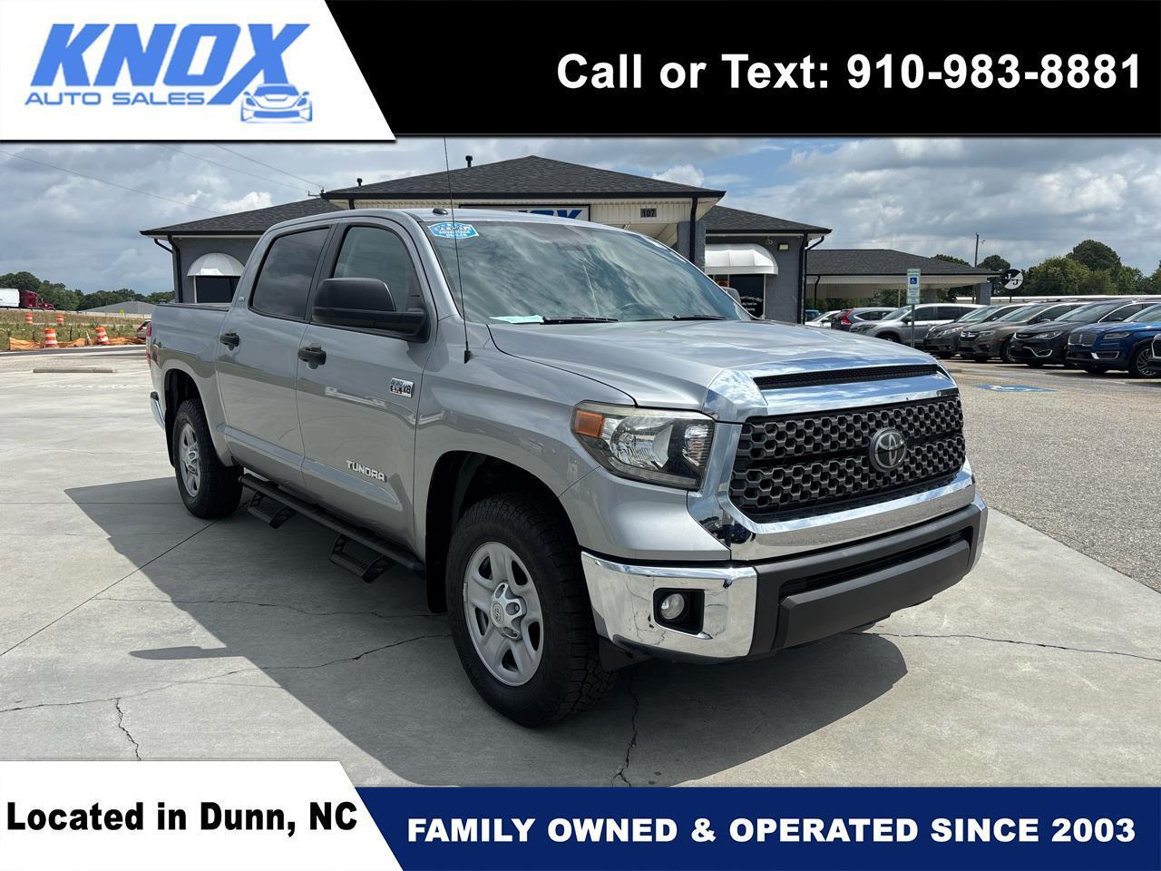 Toyota Tundra 4WD SR5 CrewMax 5.5' Bed 5.7L FFV (Natl) 2019