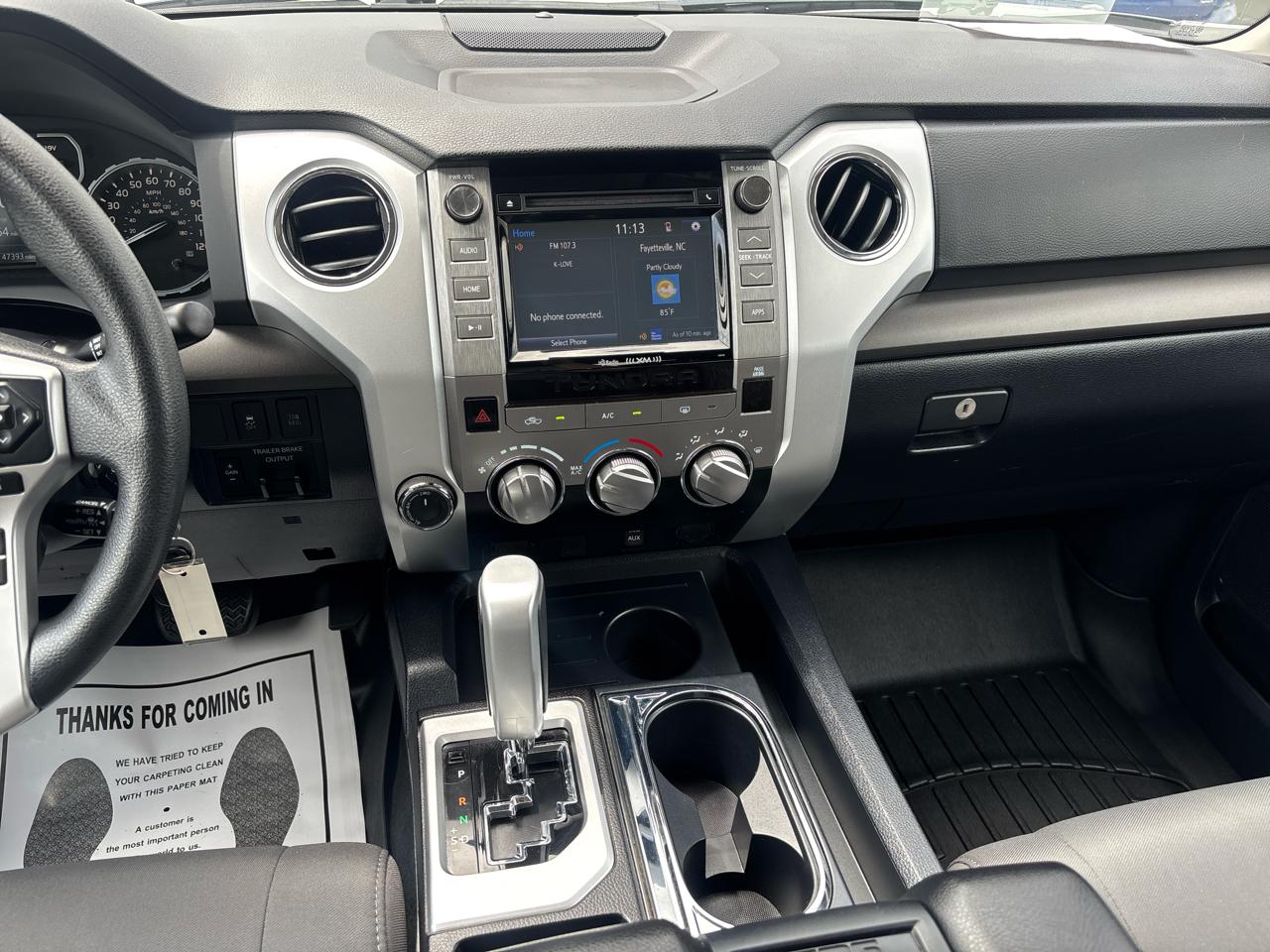 Toyota Tundra 4WD SR5 CrewMax 5.5' Bed 5.7L FFV (Natl) 2019