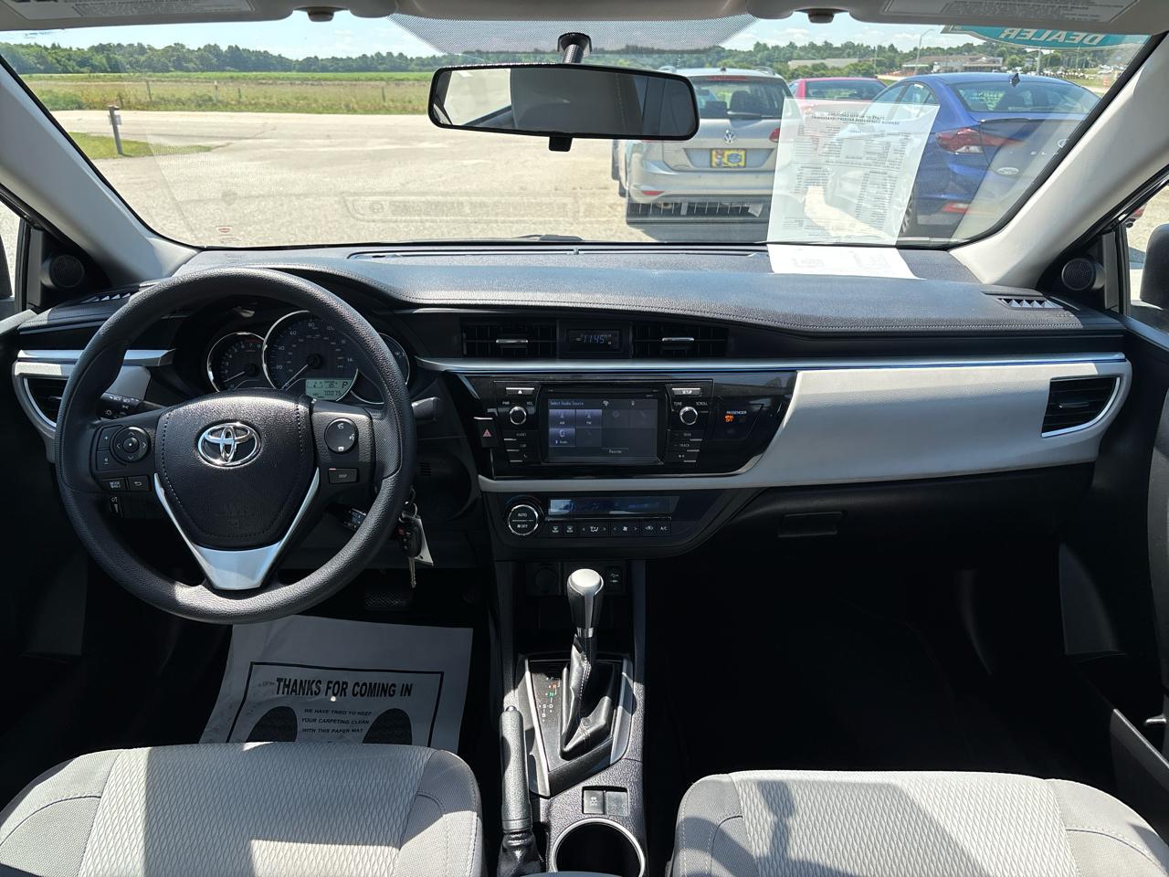 Toyota Corolla 4dr Sdn CVT LE (Natl) 2016