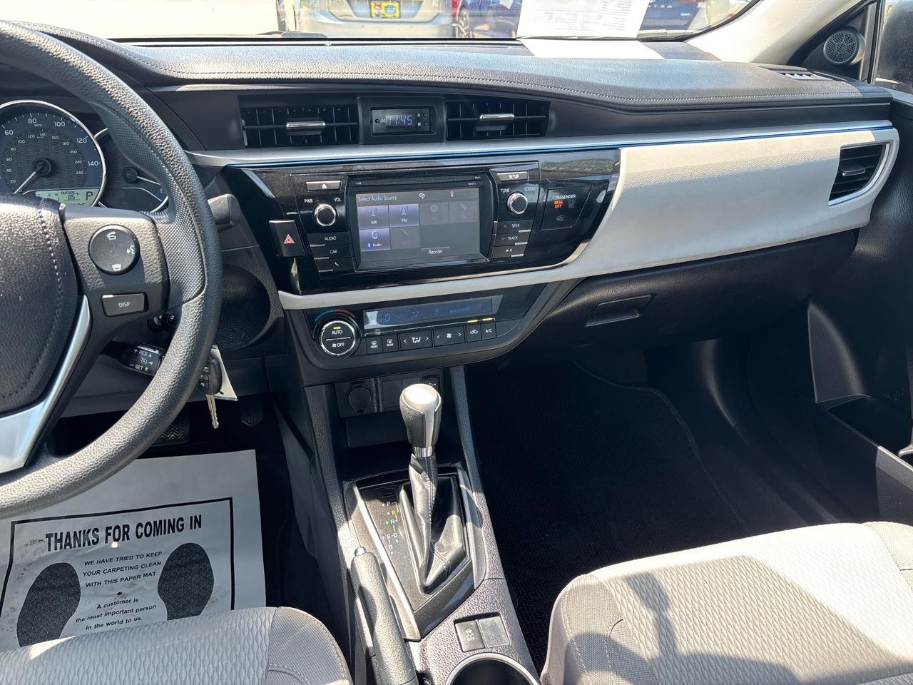 Toyota Corolla 4dr Sdn CVT LE (Natl) 2016