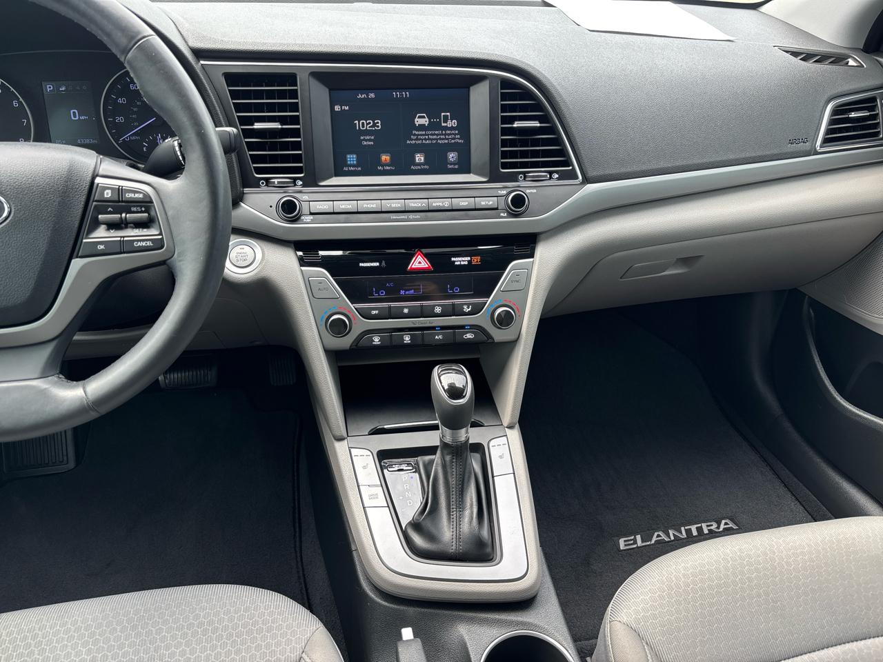 Hyundai Elantra Value Edition 2.0L Auto (Alabama) 2018