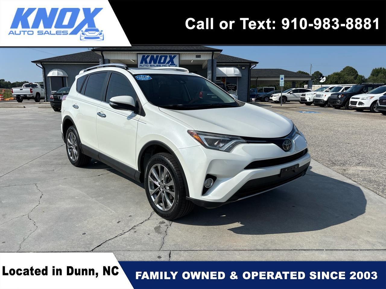 Toyota RAV4 Limited FWD (Natl) 2018