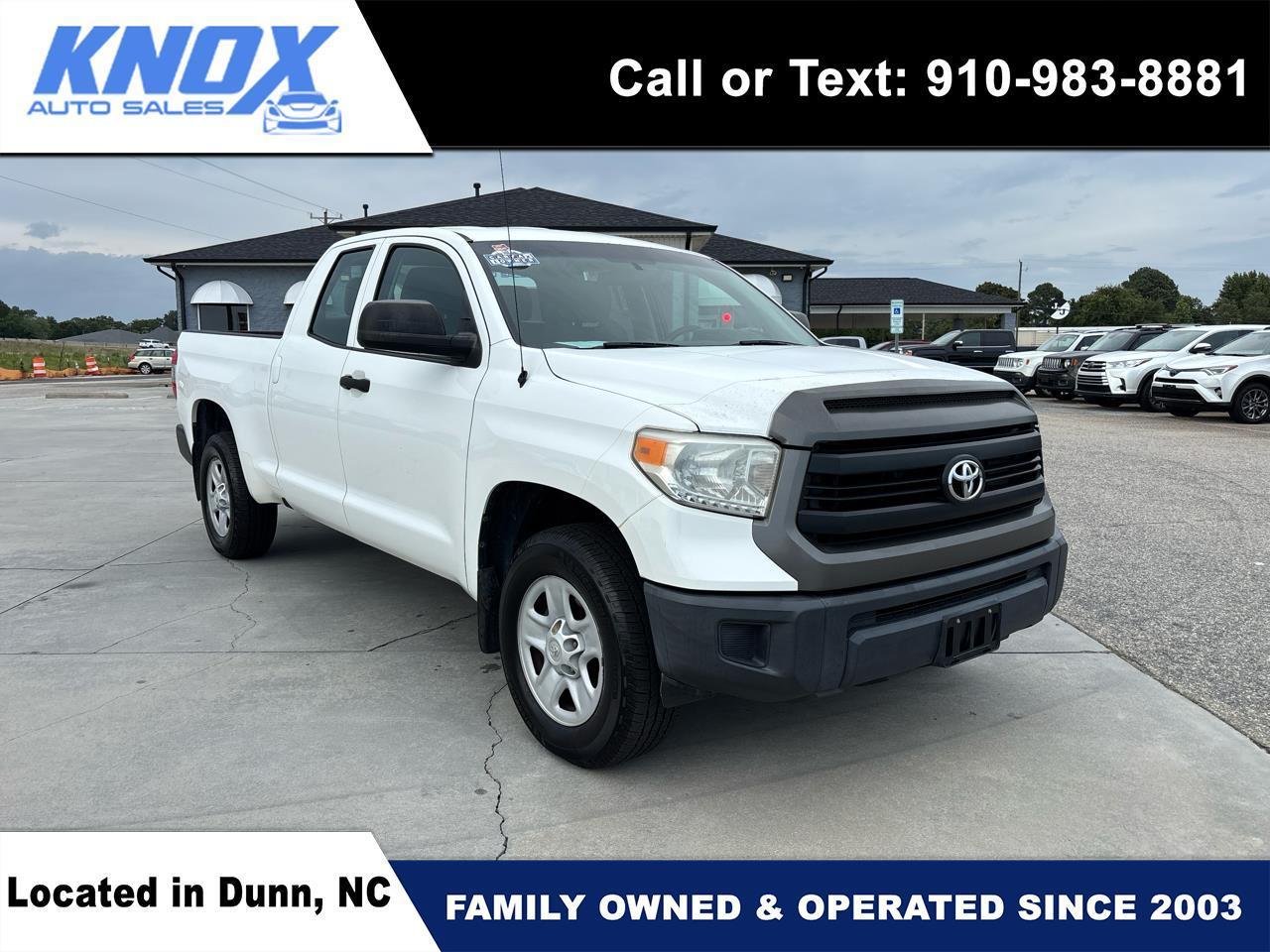 Toyota Tundra 2WD Truck Double Cab 4.6L V8 6-Spd AT SR5 (Natl) 2016