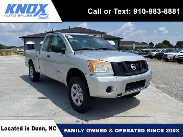 Silver 2014 Nissan Titan Pickup Truck 4X2 Automatic