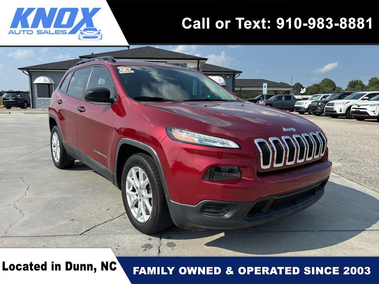Jeep Cherokee FWD 4dr Sport 2016