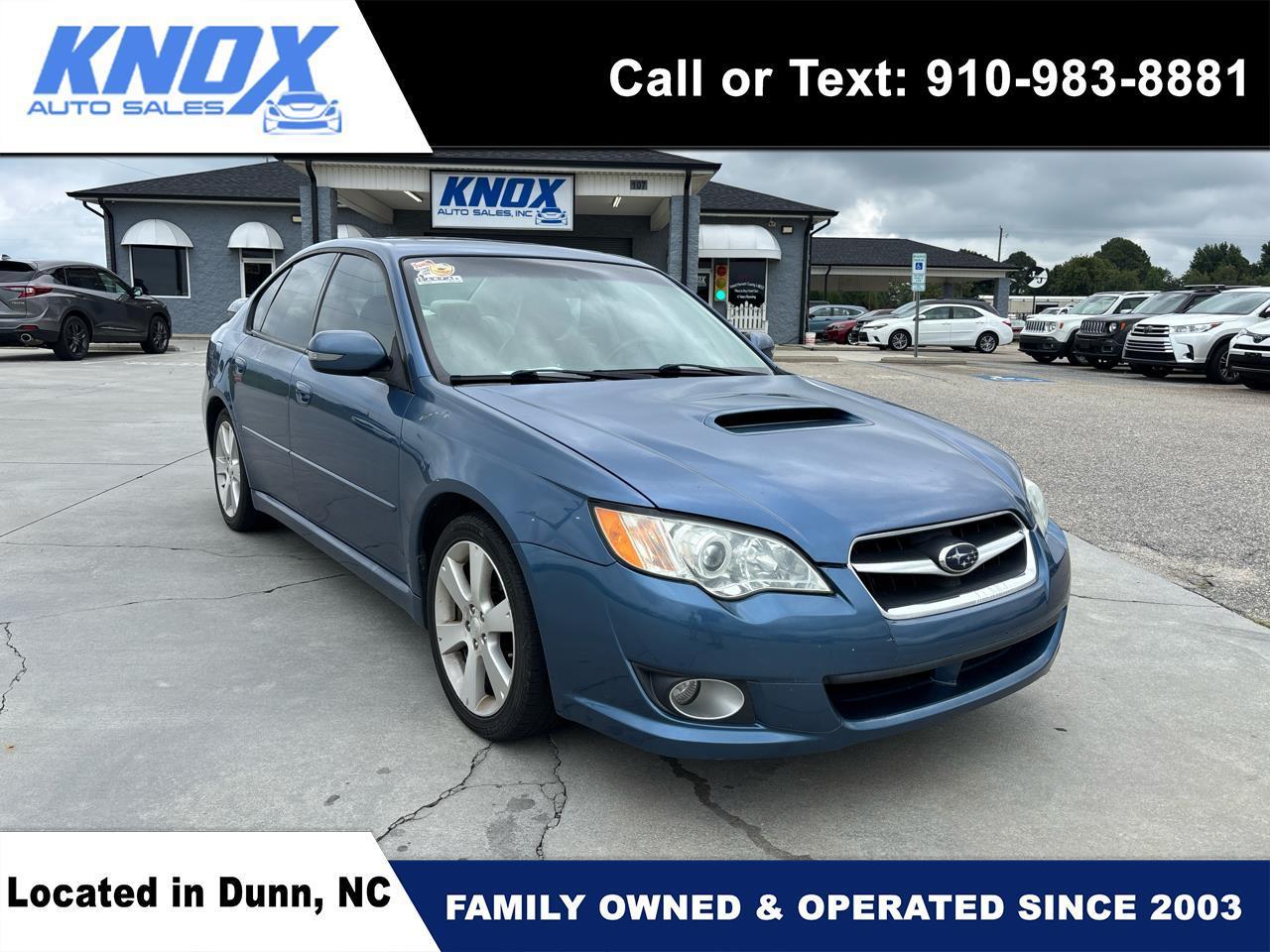 Subaru Legacy (Natl) 4dr H4 Man GT Ltd 2008